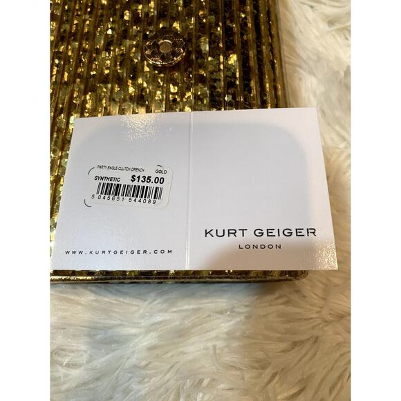 Kurt Geiger London Party Eagle Drench Clutch - Size OS (NWT) - Picture 10 of 10